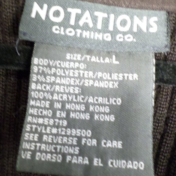 Notations Clothing Co Short Sleeve Zip up Brown Soft Collared Jacket - Picture 5 of 8